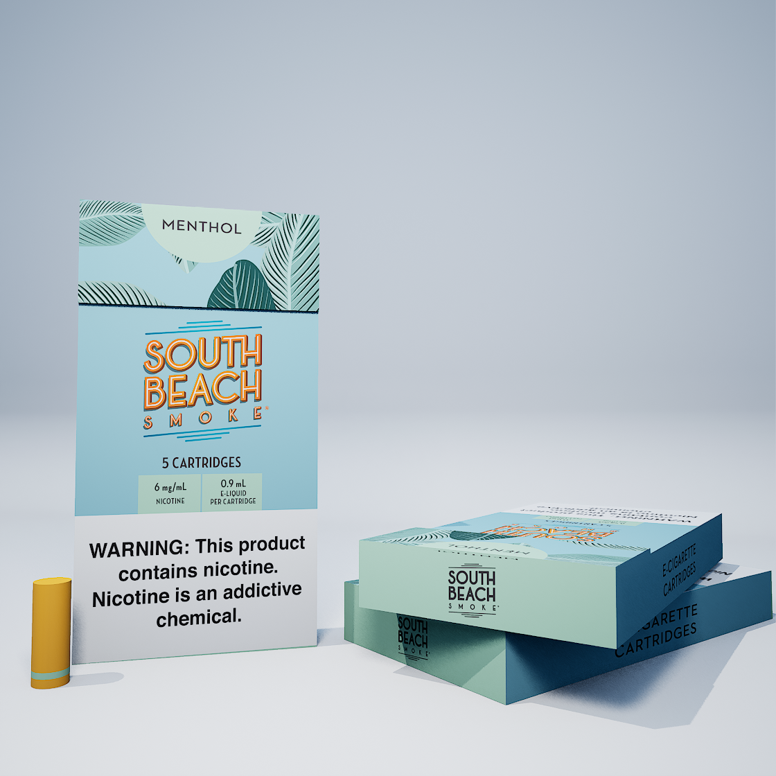 Menthol E Cig Cartidges 15 Pack South Beach Smoke